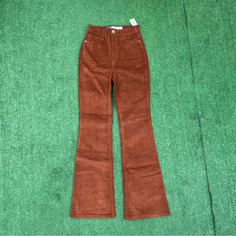 Old Navy Rust Corduroy Flare Pants
